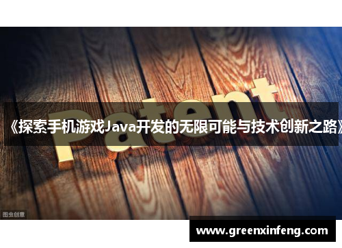 《探索手机游戏Java开发的无限可能与技术创新之路》