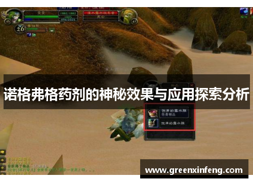 诺格弗格药剂的神秘效果与应用探索分析